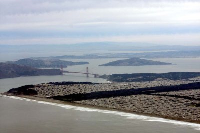 The Golden Gate and Angel Island
