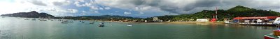 Storm brewing over San Juan del Sur, Nicaragua