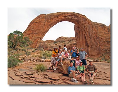 Family Photo at Rainbow Bridge