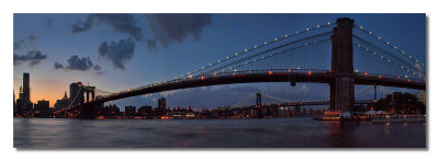 Brooklyn Bridge after Sunset