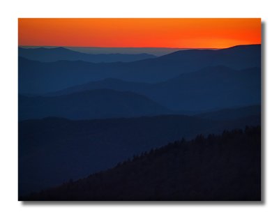 Sunset from Clingman's Dome