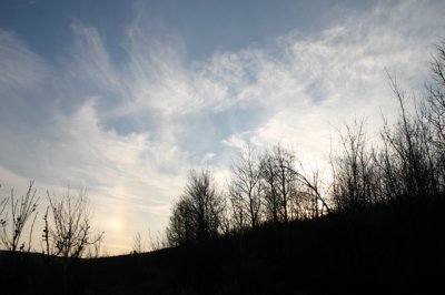 Sundog Above Mink Creek Road