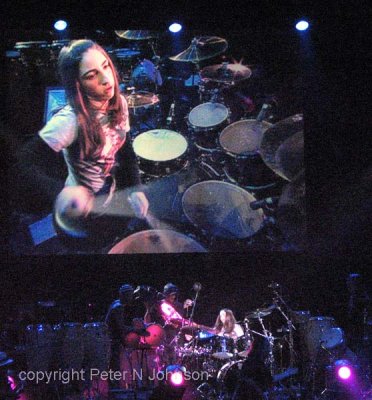 Emily on the Drums