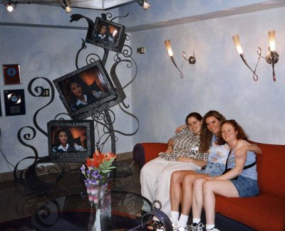 Heidi, Chrissy and Rachel in 2nd floor lobby