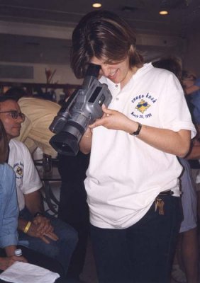 Jeanine from EEI mans the camera