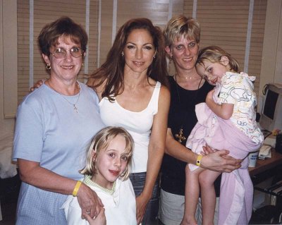 Gloria with Sheila, her Mom and girls