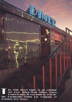 11th Street Diner Post Card
