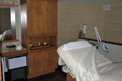 one of the massage rooms