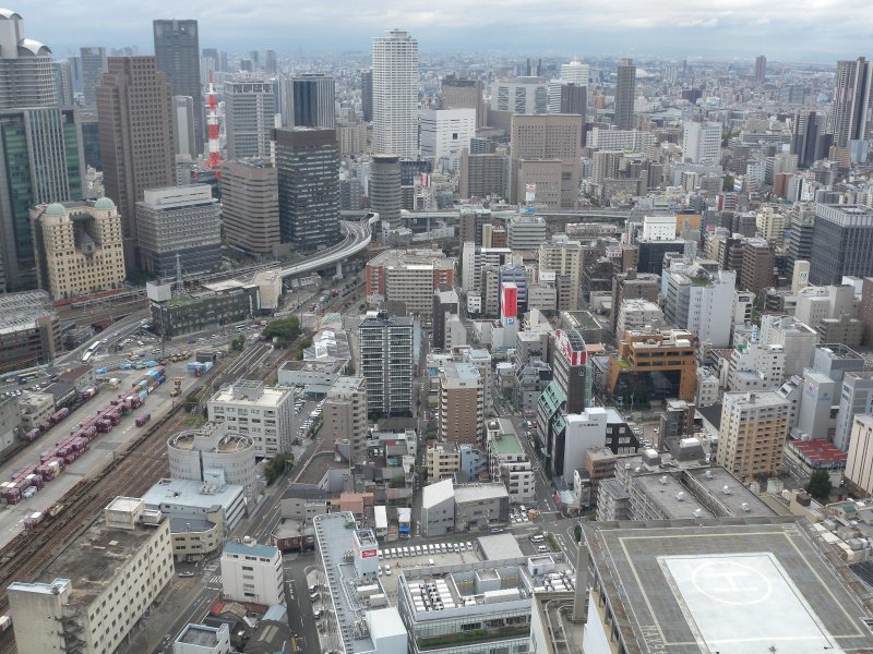Osaka view from Umeda Sky Building