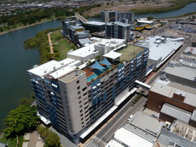 Townsville view from hotel roof