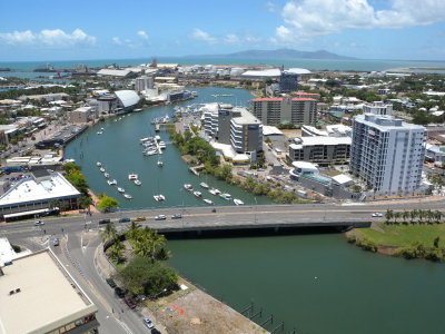 Townsville view from hotel roof