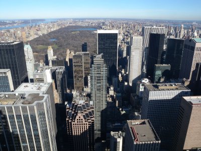 New York City view from Top Of The Rock