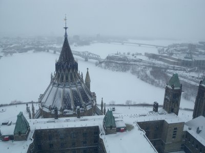 Ottawa view from peace tower