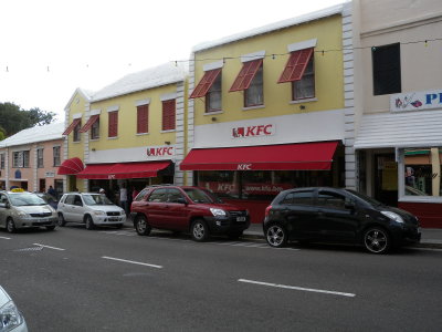 Hamilton the only fast food franchise in Bermuda