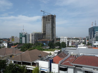 Surabaya hotel Cendana room 609 view