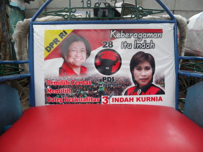 Surabaya political advertising
