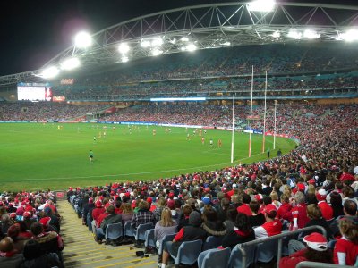 ANZ stadium Geelong v Sydney