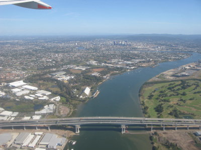 departing Brisbane july 2010