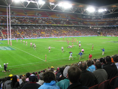 Brisbane Suncorp stadium Broncos v Tigers
