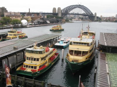Sydney ferries at Circular Quay