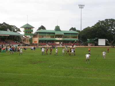 rugby union at north sydney oval