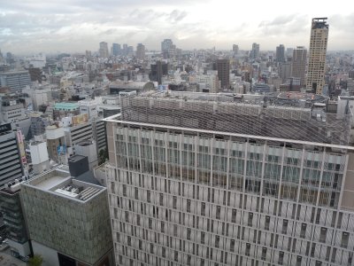 Osaka Nikko hotel room 3003 view