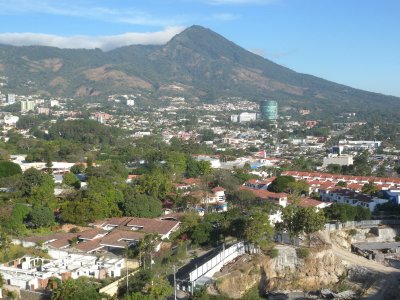 San Salvador view from Hilton hotel