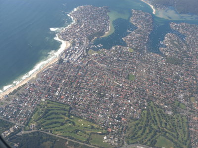 arriving Sydney jan 2011 over Cronulla