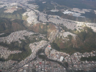 departing Guatemala City