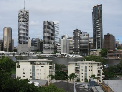Brisbane view from storey bridge