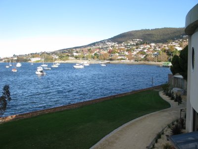 Hobart view from Wrest Point Casino