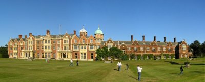 Panoramic view of Sandringham palace