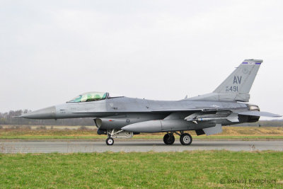 88-0491/AV F-16C USAF 31FW/510FS