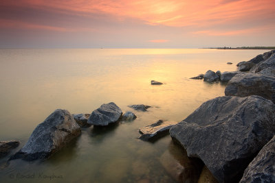 Sunset ijsselmeer