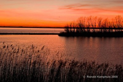 Sunset Lauwersmeer