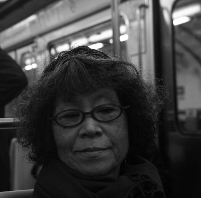 woman at metro