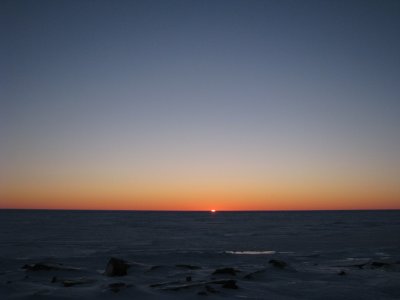 Bering Sea sunset