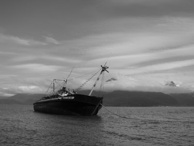 Listing Ship, Seward, Alaska