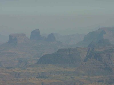 Views in Simien Mountains NP, Ethiopia