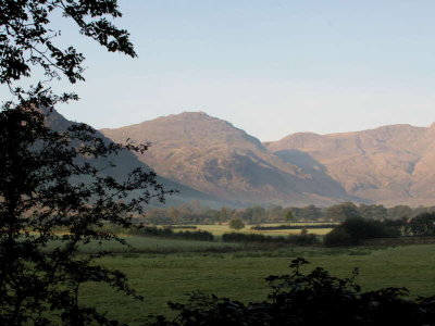 Langdale from Wayfarers' Club Hut