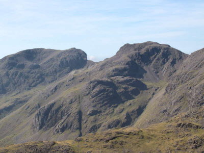 Scafell from Bowfell