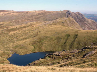 Angle Tarn from high on Bowfell