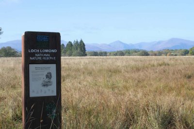 Information board, Low Mains-Loch Lomond NNR