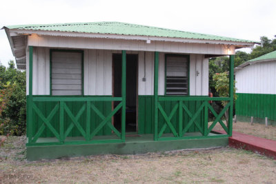 One of the Gavilo Lodge bungalows, Loango NP, Gabon