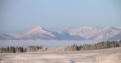 The Glen Luss hills viewed from the Stockie Muir road
