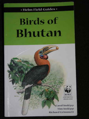 The recommended birding field guide for Bhutan