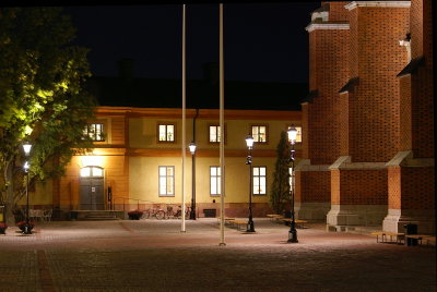 Uppsala by night
