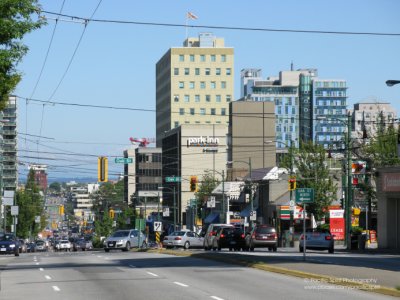 West Broadway at Oak Street, Vancouver