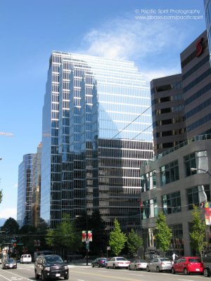 Burrard Street in Downtown Vancouver