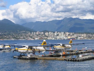 Floatplanes at Canada Place, Vancouver